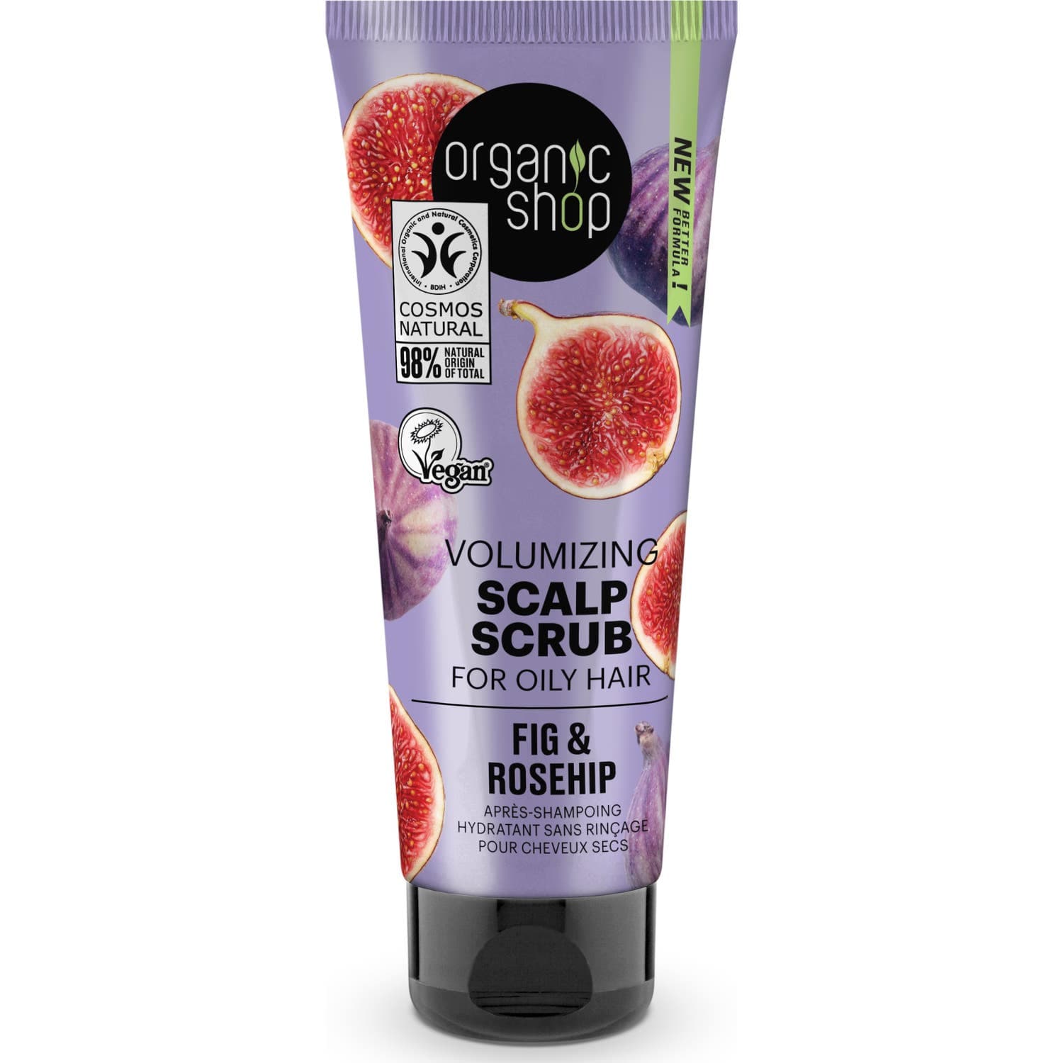Organic Shop Volumizing Scalp Scrub Fig & Rosehip 75ml